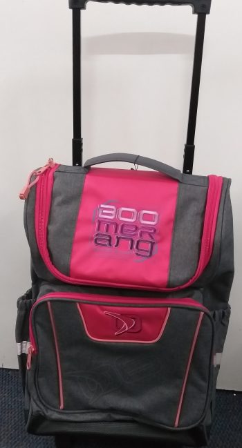 Boomerang Trolley Large Grey/Pink