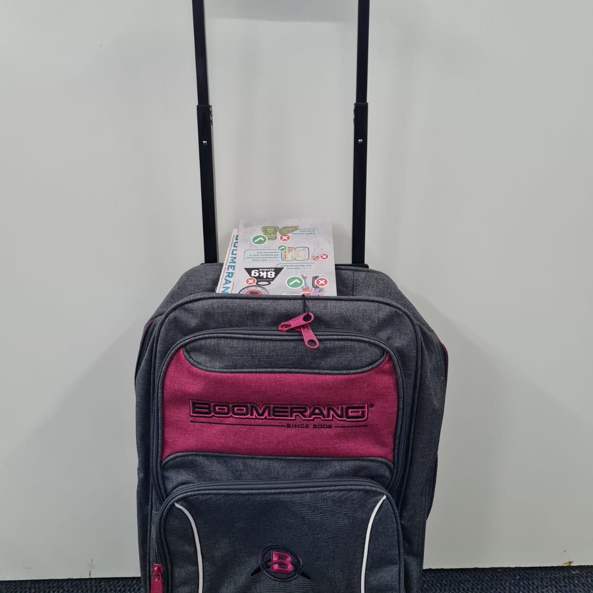 Boomerang Trolley Large Melange Grey/Pink MONNATAZ