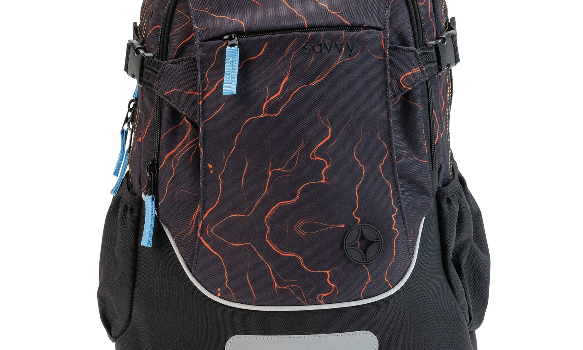 Savvy Flair Black/Orange Orthopaedic bag